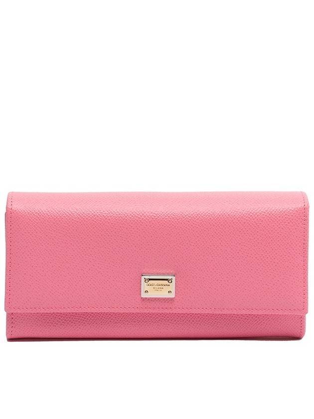 logo long wallet pink - DOLCE&GABBANA - BALAAN 1