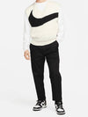 Swoosh Knit Vest Ivory - NIKE - BALAAN 5