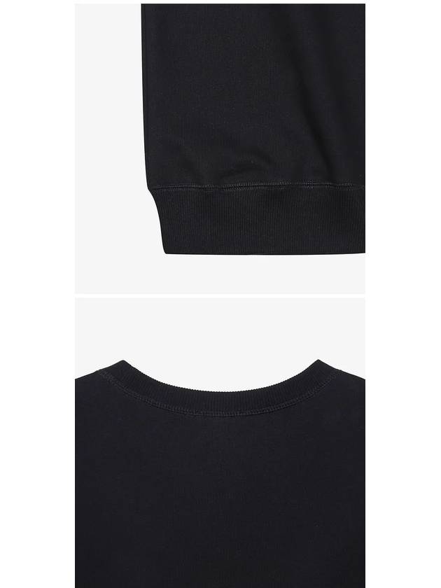 Men's Item Logo Sweatshirt Black - A.P.C. - BALAAN 4