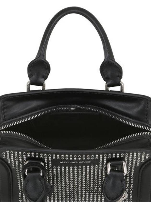 PADLOCK Mini Eyelet Leather Mini Shoulder Bag - ALEXANDER MCQUEEN - BALAAN 5