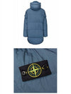 Garment Dyed Crinkle Wraps Padding Blue - STONE ISLAND - BALAAN 6