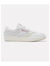 Club C 85 Vintage Reserve Low Top Sneakers White Pink - REEBOK - BALAAN 2