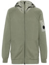 Cotton Mixed Knit Hooded Jacket Green - CP COMPANY - BALAAN 2