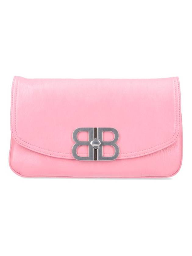 Flap BB Soft Small Shoulder Bag Pink - BALENCIAGA - BALAAN 2