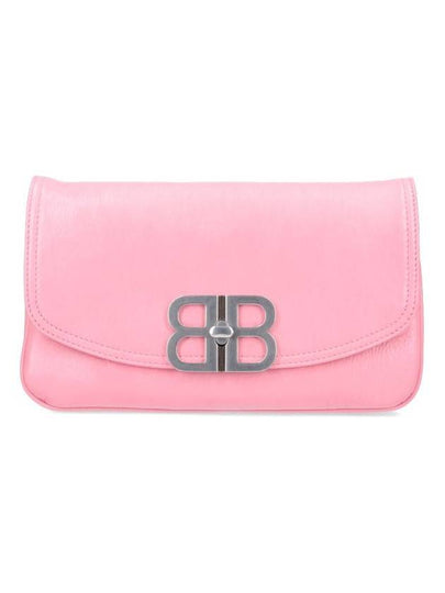 Flap BB Soft Small Shoulder Bag Pink - BALENCIAGA - BALAAN 2