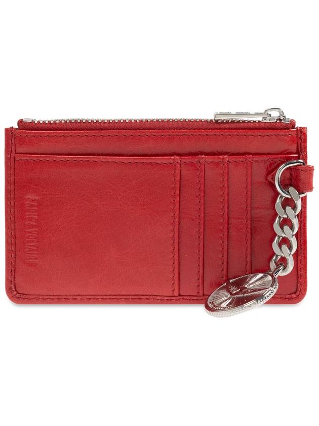 Zadig & Voltaire Leather Wallet, Women's, Red - ZADIG & VOLTAIRE - BALAAN 3