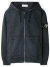 Compass Badge Zip Up Hoodie Charcoal - STONE ISLAND - BALAAN 2