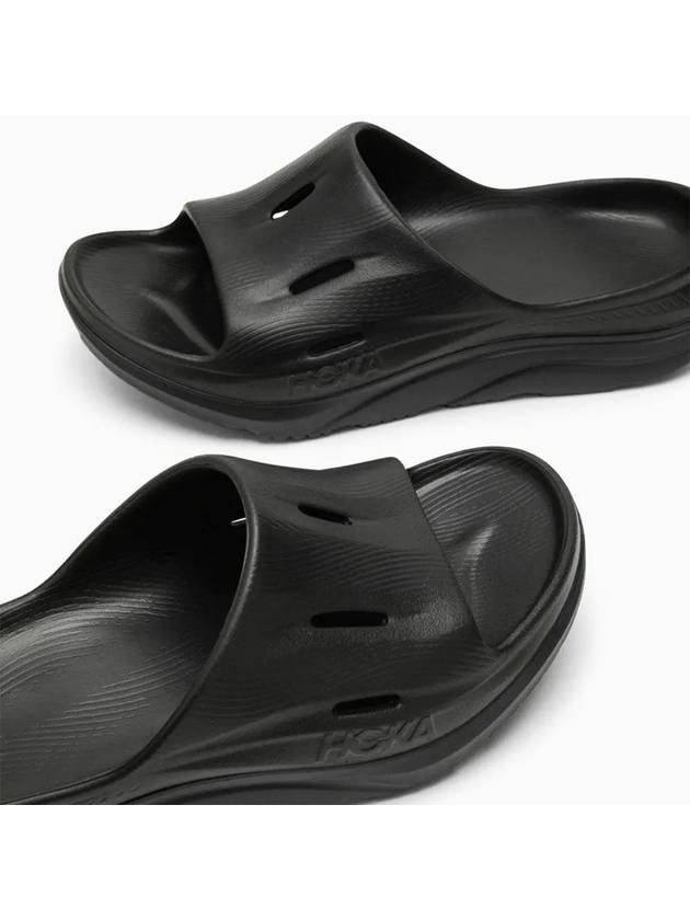 Ora Recovery Slide 3 Slippers Black - HOKA ONE ONE - BALAAN 5