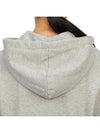 Tricolor Fox Patch Hooded Zip-Up Gray - MAISON KITSUNE - BALAAN.