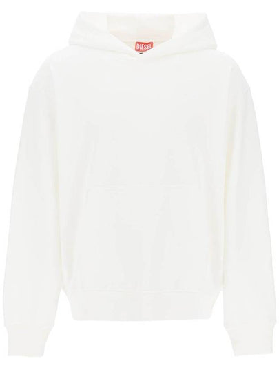 S Macs Megoval D Hoodie White - DIESEL - BALAAN 2