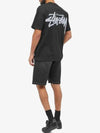 digi stock t shirt black men - STUSSY - BALAAN 5