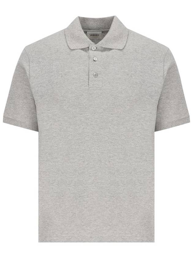 Saint Laurent  T-shirts and Polos Grey - SAINT LAURENT - BALAAN 1