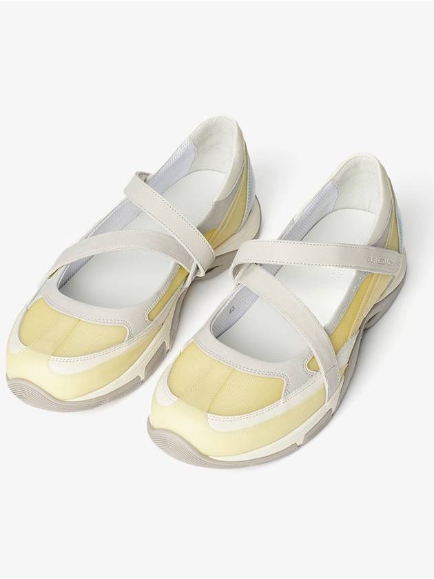 Sweetheart Sport Technical Leather Sandals Yellow - OUR LEGACY - BALAAN 3