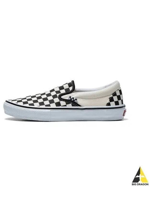 Slip on skate checkerboard Black OFFWHITE Off white VN0A5FCAAUH1 - VANS - BALAAN 1