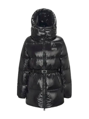 Aloro black women s down jacket padding - DUVETICA - BALAAN 1