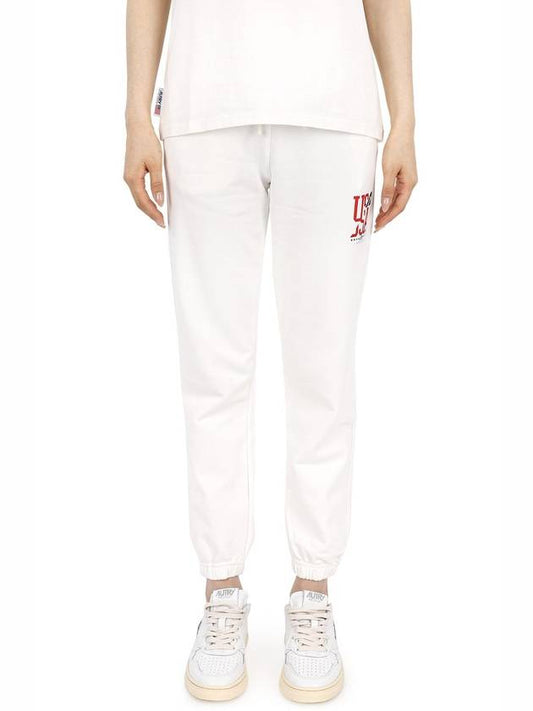 Iconic USA Logo Track Pants White - AUTRY - BALAAN 2