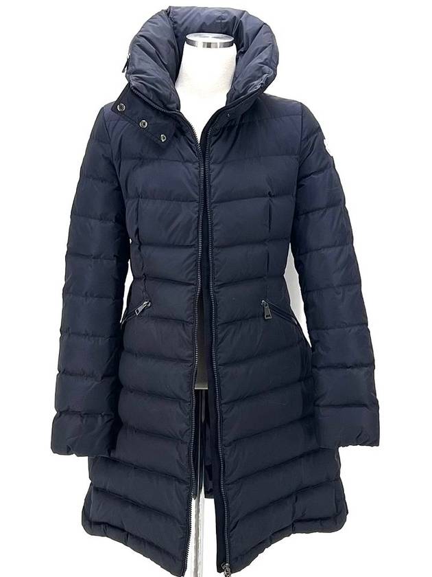 Flamette long padding navy - MONCLER - BALAAN 3