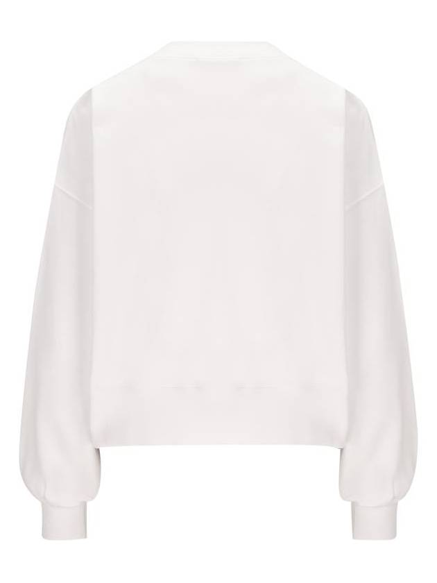 Print Cotton Jersey Sweatshirt White - GUCCI - BALAAN 3