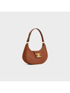 Ava Triomphe Smooth Calfskin Shoulder Bag Tan - CELINE - BALAAN 3