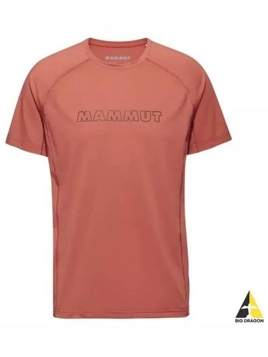 Men's Selun FL Logo Short Sleeve T-Shirt Glacier Brick - MAMMUT - BALAAN 2