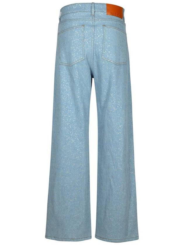 Msgm Light Blue Cotton Jeans - MSGM - BALAAN 3