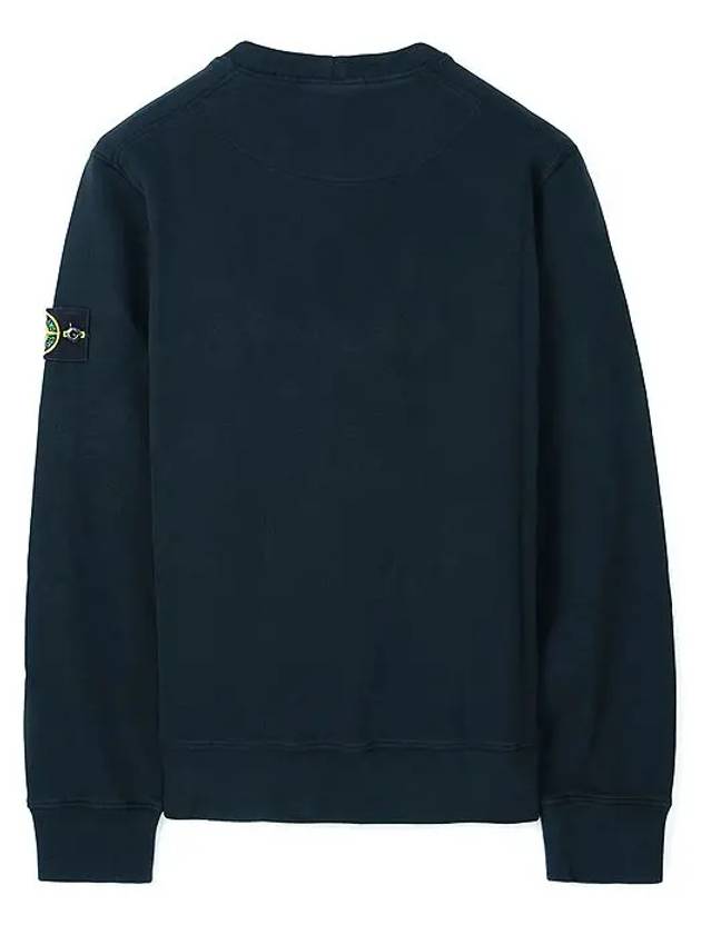 Wappen Patch Crewneck Sweatshirt Navy - STONE ISLAND - BALAAN 3