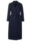 Poldo Wool Single Coat Navy - MAX MARA - BALAAN 2