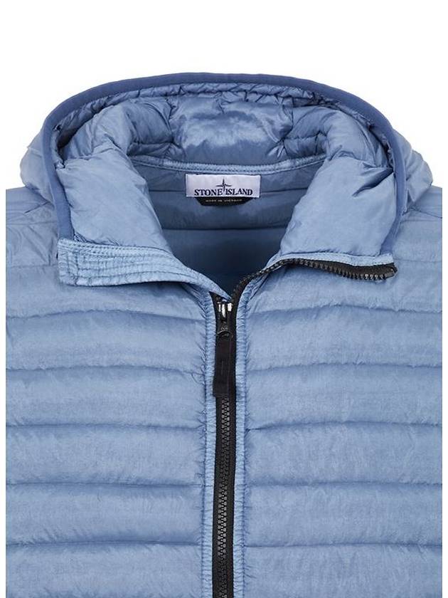 Loom Woven Chambers R-Nylon Down-TC Packable Jacket Light Blue - STONE ISLAND - BALAAN 5