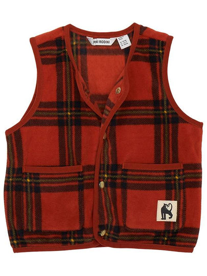 Kids Fleece Vest 2471013642 RED - MINI RODINI - BALAAN 2