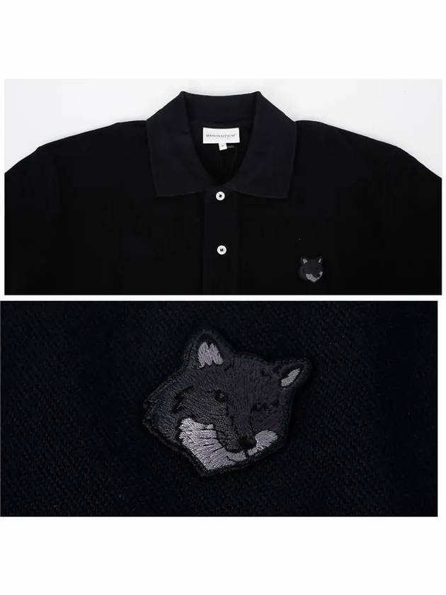 Bold Fox Head Patch Comfort Polo Shirt Black - MAISON KITSUNE - BALAAN 6