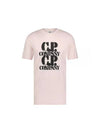 30/1 Jersey Graphic Short Sleeve T-Shirt Pink - CP COMPANY - BALAAN 1