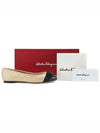 Varina Quilting Leather Ballet Flat New Bisque - SALVATORE FERRAGAMO - BALAAN 5