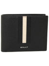 Half wallet RBN BIFOLD ID U901P BLACK Men's half wallet - BALLY - BALAAN 1