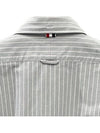 Oxford Armband Stripe Cotton Long Sleeve Shirt Blue - THOM BROWNE - BALAAN 5