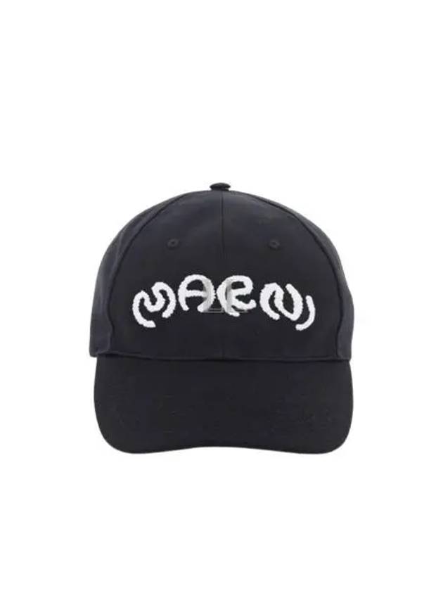 Graffiti Logo Ball Cap Black - MARNI - BALAAN 2