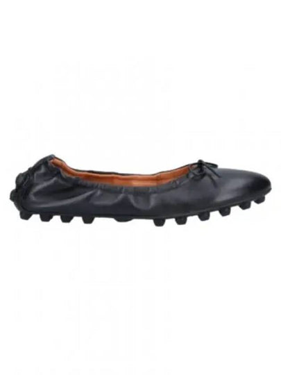 Leather Bubble Ballerina Black - TOD'S - BALAAN 2