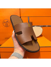 Men's Izmir Sandals Calfskin Classic Gold Brown - HERMES - BALAAN 2