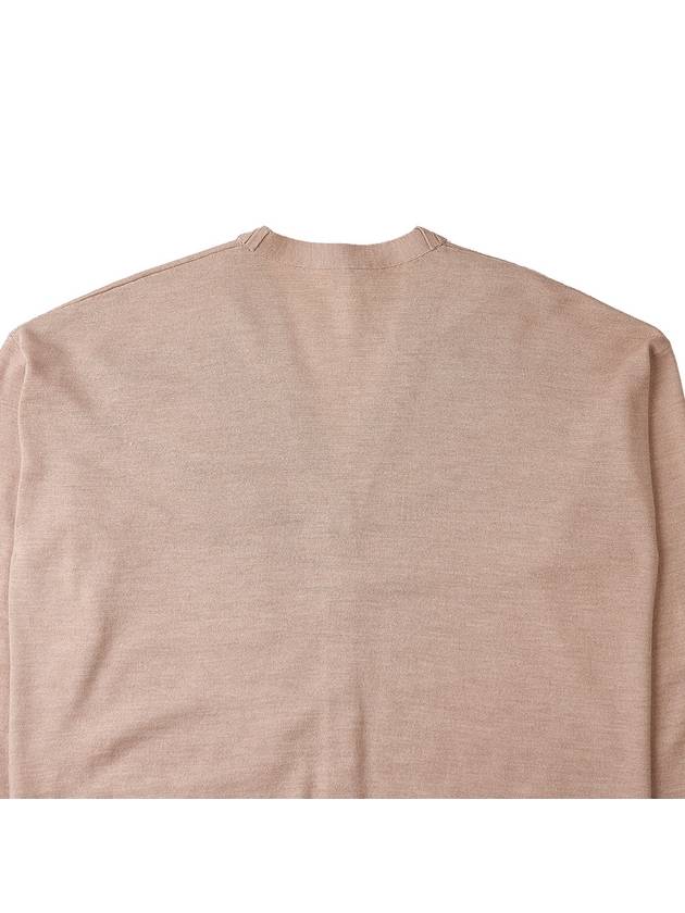 Women's Anagram Pocket Cardigan Beige - LOEWE - BALAAN 9