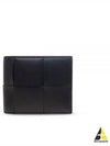 Intrecciato Cassette Half Wallet Black - BOTTEGA VENETA - BALAAN 2