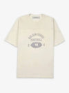 Raw Edge On The Front Cotton Short Sleeve T-Shirt Aged White - GOLDEN GOOSE - BALAAN 2