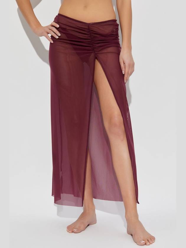 Bond-Eye Beach Skirt Claudia Maxi, Women's, Burgundy - BOND-EYE - BALAAN 3