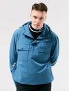 Golf Hooded Double Pocket Anorak Jumper Blue - HENRY STUART - BALAAN 2