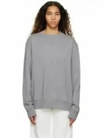 Oversized Elbow Patch Cotton Sweatshirt Grey - MAISON MARGIELA - BALAAN 2