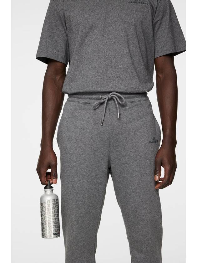 Alpha Track Pants Dark Grey Melange - J.LINDEBERG - BALAAN 4