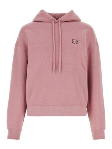 Bold Foxhead Patch Comfort Hoodie Pink - MAISON KITSUNE - BALAAN 1