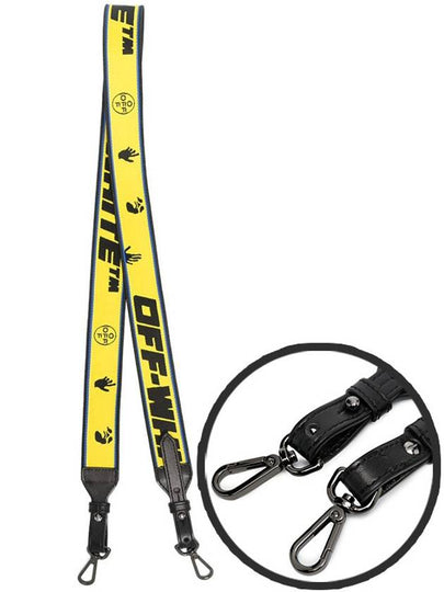 Industrial Logo Bag Strap Yellow - OFF WHITE - BALAAN 2