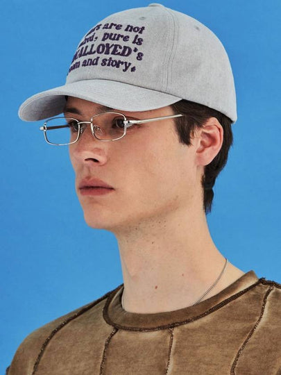 slogan ball cap gray - UNALLOYED - BALAAN 2