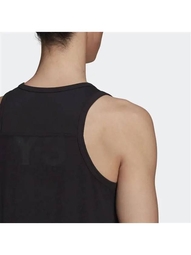 Y 3 Classic Offset Logo Tank Top - YOHJI YAMAMOTO - BALAAN 2