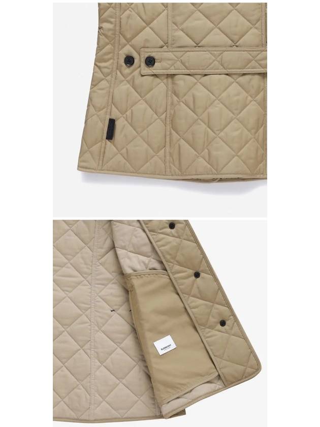 Frankby Quilted Jacket Beige - BURBERRY - BALAAN 4