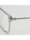 Titanium Glasses Frame BY5057D 020 Transparent Square Horn Frame Asian Fit - BALLY - BALAAN 5